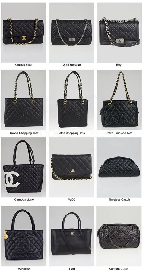 chanel bag style names|all chanel bags ever made.